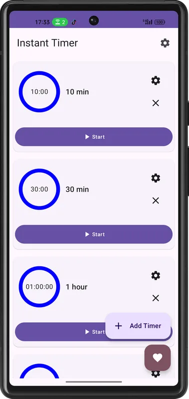 Screenshot 1 di Instant Timer