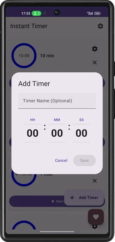 Screenshot 2 di Instant Timer